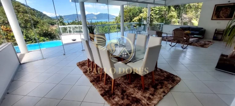 Imagem CASA COM VISTA PANORÂMICA DO MAR NA PRAIA DA LAGOINHA EM UBATUBA-SP