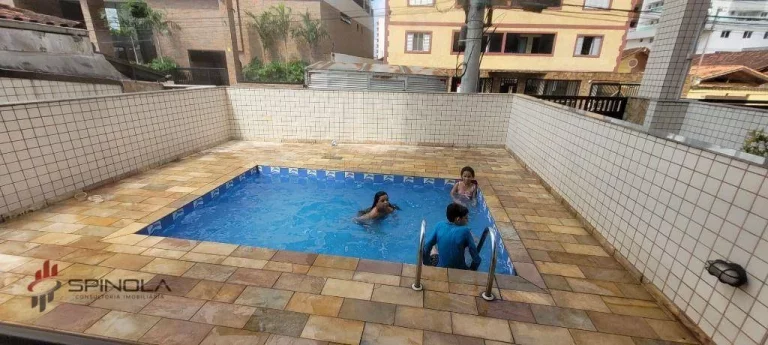 Imagem Apartamento com 2 dormitórios à venda, 81 m² por R$ 370.000,00 - Aviação - Praia Grande/SP