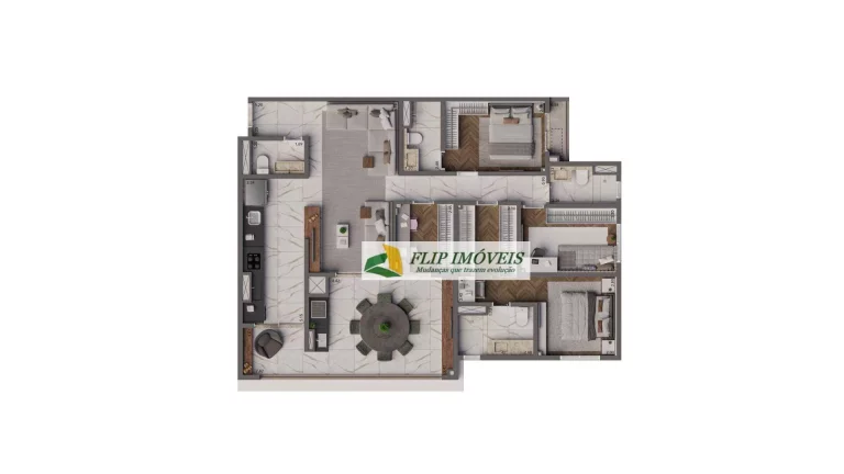 Imagem Apartamento com 3 dormitórios à venda, 125 m² por R$ 1.349.000,00 - Jardim das Paineiras - Campinas/SP
