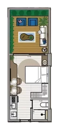 Imagem Flat com 1 dormitório à venda, 36 m² por R$ 962.641,85 - Jardim Oceania - João Pessoa/PB