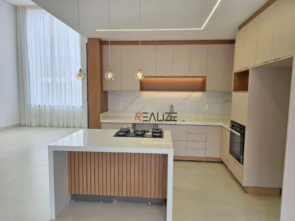 Imagem Casa térrea pronta para morar com 3 suítes à venda, 198 m² por R$ 1.690.000 - Condomínio Fechado - Indaiatuba/SP