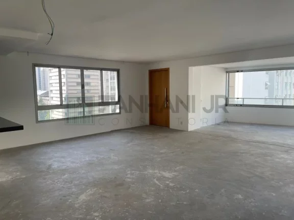 Imagem Apartamento de alto padrão no coração de São Paulo: 3 quartos, 3 suítes, 3 salas, 5 banheiros, 3 vagas, 187 m² no Jardim Paulista.