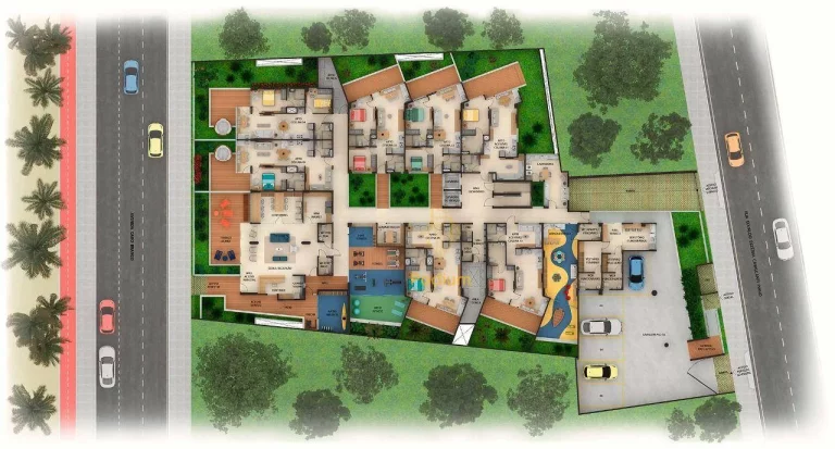 Imagem Apartamentos térreo adaptado para PNE com área privativa externa a beira mar da praia de Cabo Branco - AP1467