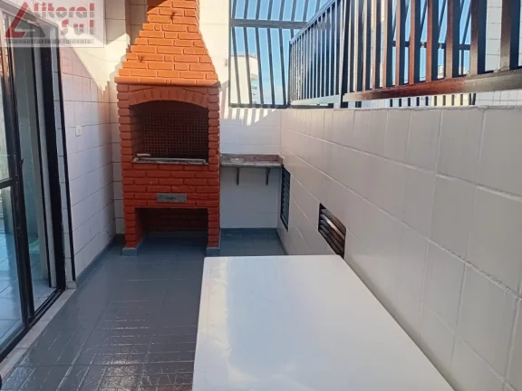 Imagem Cobertura à venda em Praia Grande-SP, bairro Ocian: 2 quartos, 2 suítes, 2 salas, 2 vagas, 180m². Venha conferir!