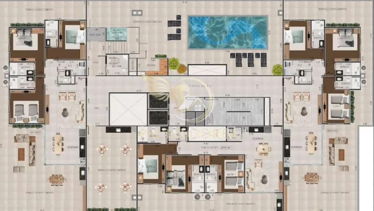 Imagem LANÇAMENTO DE APARTAMENTOS COM 2 DORMITÓRIOS ENTRE AS PRAIAS GRANDE E TENÓRIO, A POUCOS METROS DO MAR