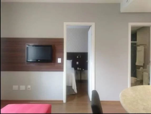 Imagem Flat para aluguel possui 33 metros quadrados com 1 quarto em Vila Olímpia