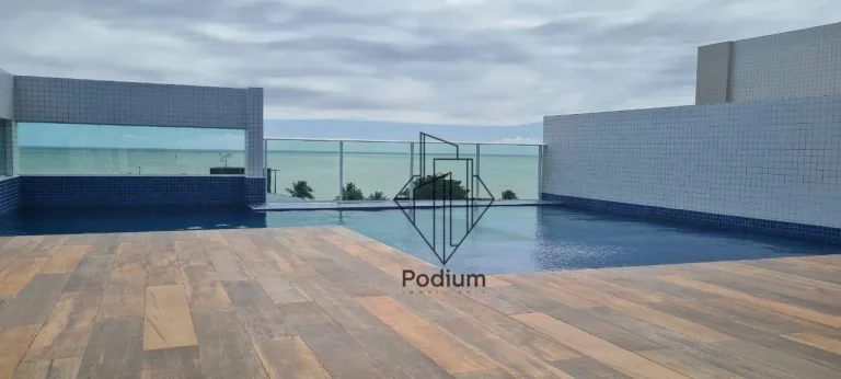Apartamentos com varanda / sacada gourmet a 100m da praia de Cabo Branco - AP0079