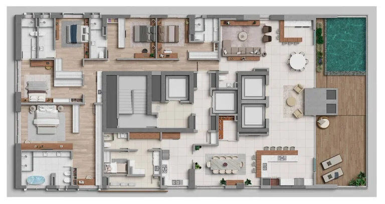 Imagem Apartamento 4 Dormitórios para venda em Balneário Camboriú - SC
