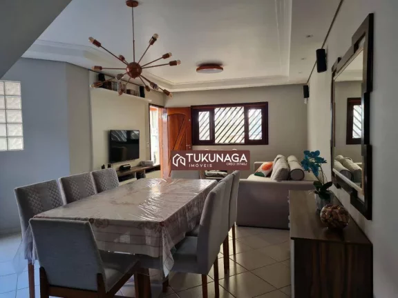 Imagem Sobrado com 3 quartos e 4 vagas à venda, 192 m² por R$ 848.000 - Jardim Vila Galvão - Guarulhos/SP