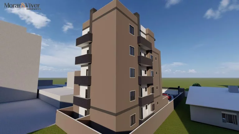 Imagem Apartamento para Venda em São José dos Pinhais, Cruzeiro, 2 dormitórios, 1 suíte, 2 banheiros, 1 vaga