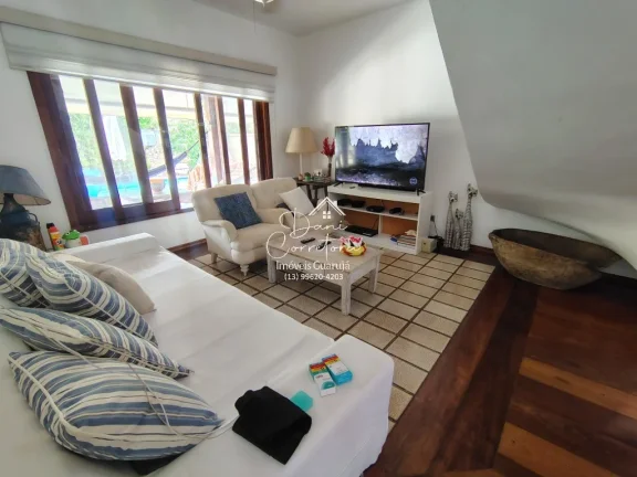 Imagem Excelente casa no Condomínio Granville, Enseada, Guarujá-SP: 4 quartos, 2 suítes, 4 salas, 4 banheiros, 4 vagas e 390,11 m²!