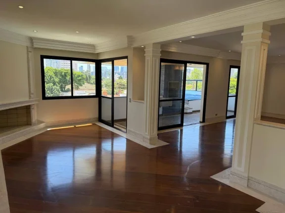 Imagem Apartamento de Luxo na Cidade Monções: 3 quartos, 3 suítes, 3 salas, 5 banheiros, 3 vagas de garagem - 216m²