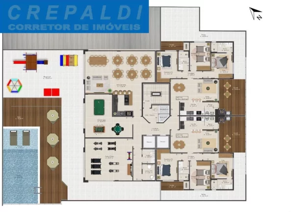 Imagem Apartamento Balneário Rincão Três dormitórios com suíte