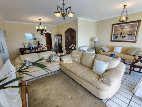Imagem Apartamento à venda com vista para o oceano e sacada no Morro do Maluf, Pitangueiras: 3 quartos, 1 suíte, 2 salas, 3 banheiros, 1 vaga, 145m².