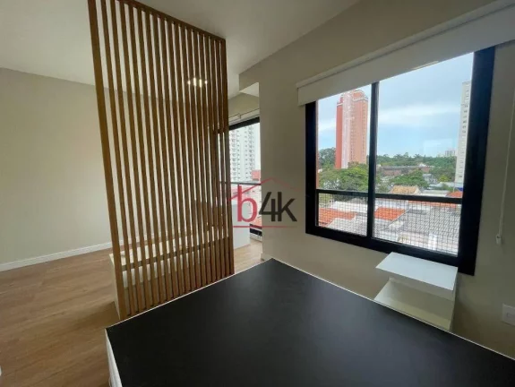 Imagem Apartamento mobiliado com 1 dormitório para alugar, 34 m² por R$ 3.942/mês - Chácara Santo Antônio (Zona Sul)