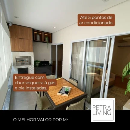 Imagem Apartamento de 3 quartos no Parque Campolim, Sorocaba-SP: 91,25 m², 1 suíte, 2 salas, 2 banheiros e 2 vagas de garagem!