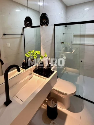 Imagem Casa à venda no Sol Nascente Orla , 3 suítes, cortinas, planejados, piscina