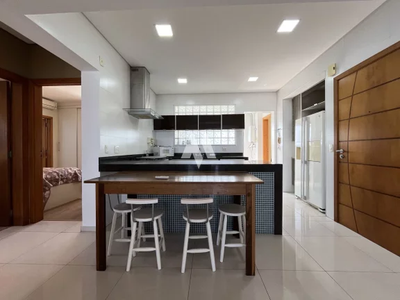 Imagem Apartamento com varanda e vista mar 3 suítes 3 vagas e lazer para alugar na Aparecida em Santos/SP