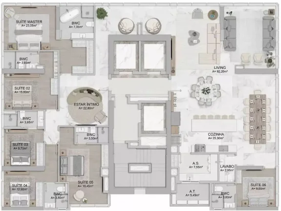 Imagem Apartamento 4 Dormitórios para venda em Balneário Camboriú - SC