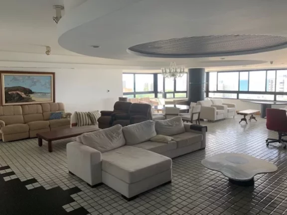 Imagem CONFORTÁVEL APARTAMENTO C/ 325m2 NO COBIÇADO CONDOMÍNIO MANSÃO DO ATLÂNTICO -RUA DE ACESSO LOCAL NO MELHOR DO RIO VERMELHO - VISTA MAR- R$1.950.000,00