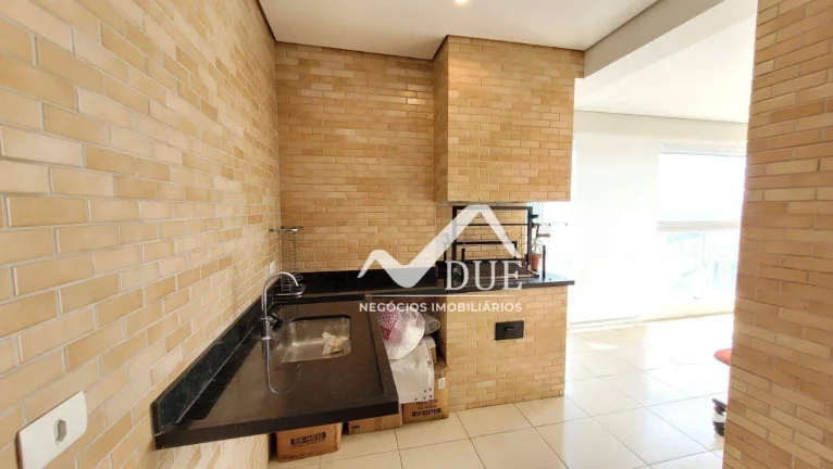 Imagem VARANDA GOURMET, ANDAR ALTO, LAZER COMPLETO, GONZAGA, CASTELL DUE PIAZZE, 2 dormitórios à venda, 109 m² por R$ 1.550.000 - Gonzaga - Santos/SP