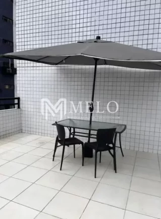 Imagem PARNAMIRIM - Flat com 1qto, 1vaga sendo a ÚNICA unicade com mega varanda