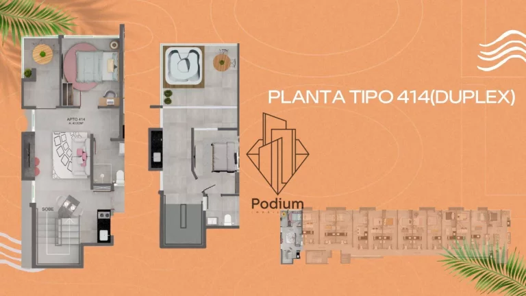Imagem Apartamento Duplex com varanda / sacada gourmet e Jacuzzi privativa a 200m da praia de Intermares - AP2120