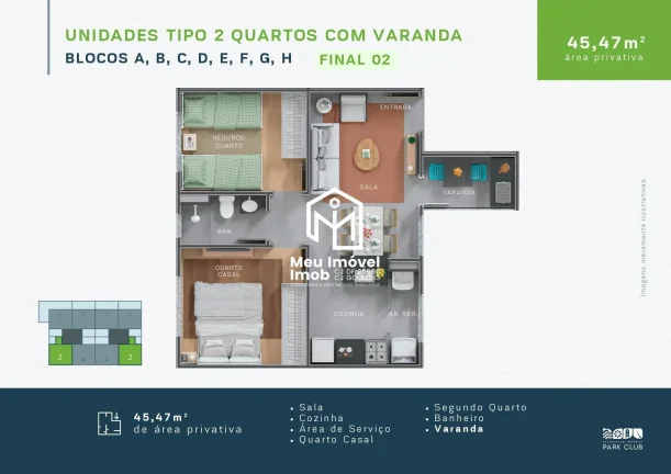 Imagem Apartamento Residencial Park Club - Luziânia GO