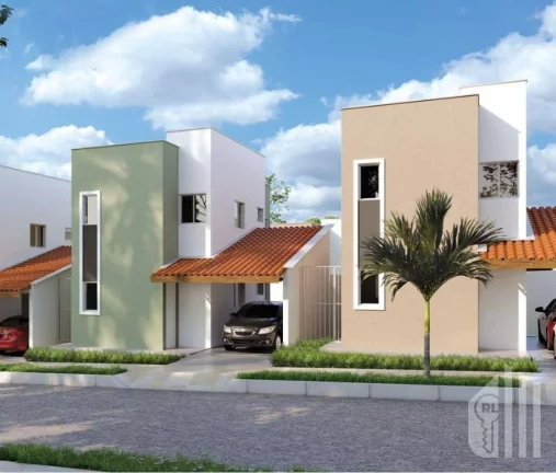 Imagem Casa DUPLEX em construção à venda, por R$ R$ 405.000,00 - Condomínio JARDINS DI ROMA - Pedra Mole - Teresina/PI