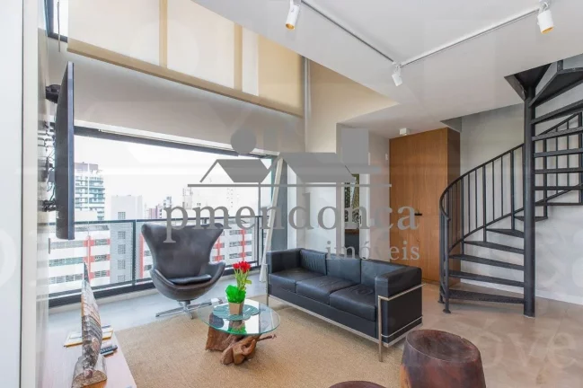 Imagem Lindo Apartamento Duplex de 89 m² em Pinheiros, 1 sui­te e 1 vaga.