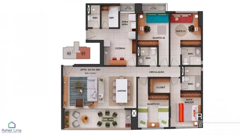 Apartamento 3 Quartos Recife - PE - Torre