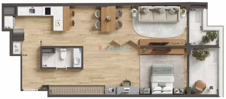 Imagem Studio à venda 1 Quarto 38.21M Ipanema Rio de Janeiro - RJ | Be in Rio Barão da Torre