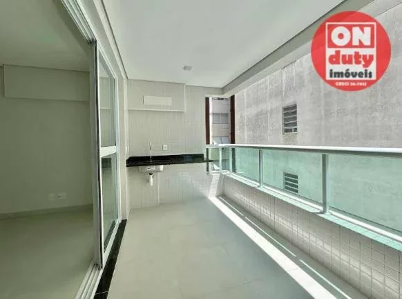 Imagem Na quadra da praia Apartamento com 2 dormitórios à venda, 76 m² por R$ 860.000 - Embaré - Santos/SP