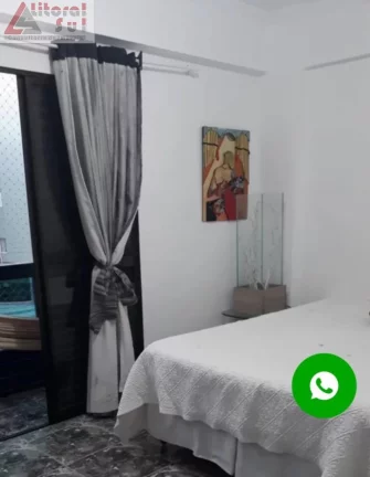 Imagem Apartamento à venda na Guilhermina, Praia Grande-SP: 2 quartos, 2 suítes, 1 sala com 2 ambientes, 3 banheiros e 98m² de área!