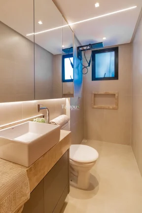 Imagem Residencial Vértice - Apartamento 3 Quartos 1 Suíte, Churrasqueira a Carvão na varanda