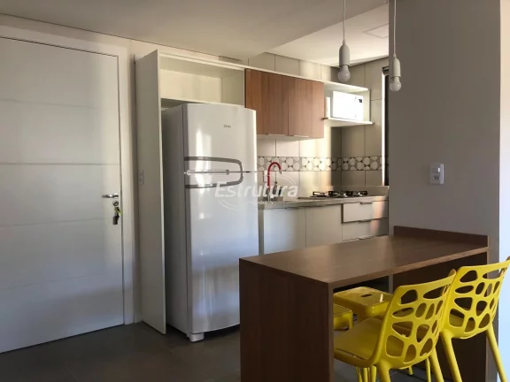 Imagem Apartamento novo de um dormitório todo mobiliado no centro