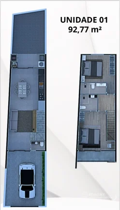 Imagem Casa Geminada em Saguaçu - Joinville