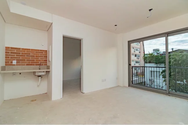 Apartamento à venda em Porto Alegre, Farroupilha, com 1 quarto, 37m2