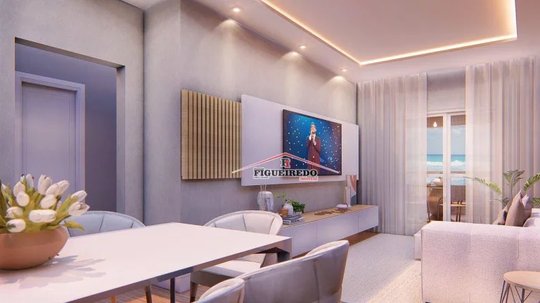 Imagem Apartamento à venda, 111 m² por R$ 760.000,00 - Vila Caiçara - Praia Grande/SP