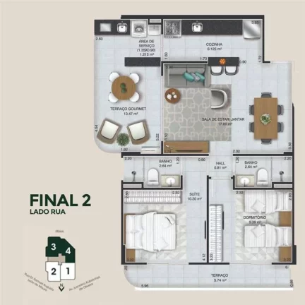 Imagem Apartamento à Venda em Vila Caiçara, Praia Grande - SP
