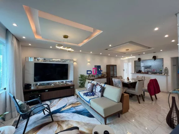 Imagem Apartamento com 3 dormitórios porteira fechada à venda, 123 m² por R$ 1.650.000 - Boqueirão - Santos/SP