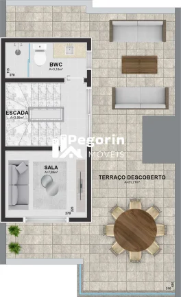 Imagem Sobrado em condomínio à venda em Curitiba, Uberaba, com 3 quartos, 120m²
