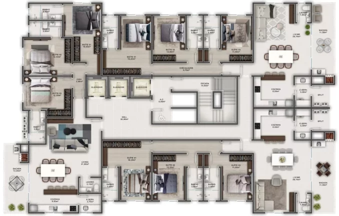 Imagem Apartamento 3 Quartos para Venda em Itapema, meia praia, 3 dormitórios, 3 suítes, 4 banheiros, 2 vagas