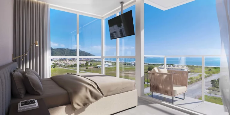 Imagem Apartamento com 3 suítes e 2 vagas de garagem em Gov Celso Ramos/SC