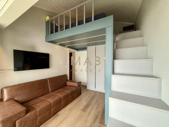 Imagem Cobertura de luxo à venda em Florianópolis-SC, bairro Ingleses do Rio Vermelho: 3 quartos sendo 1 suíte, bwc social, vaga dupla de garagem, 183,77m².