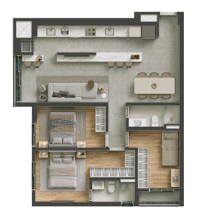 Imagem Apartamento em América - Joinville SC