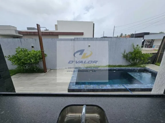 Imagem Vendo Casa, em Condomínio Fechado, com 100 m², área gourmet, piscina e 2 vagas