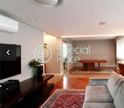 Imagem Apartamento com 200m², 04dormitórios, 04 suítes, 06 banheiros, 03 vagas de garagem. Prédio com l...