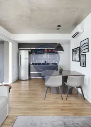 Imagem Studio de Luxo à Venda em São Paulo-SP, Bairro Cidade Monções: 1 Quarto, 1 Banheiro, 1 Vaga, 63m² de Pura Sofisticação!