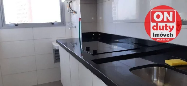 Imagem Apartamento com 1 quarto para alugar, 46 m² por R$ 6.000/mês - Boqueirão - Santos/SP